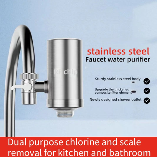 Stainless Steel Kitchen Faucet Water Purifier | Tap Filter for Household Drinking