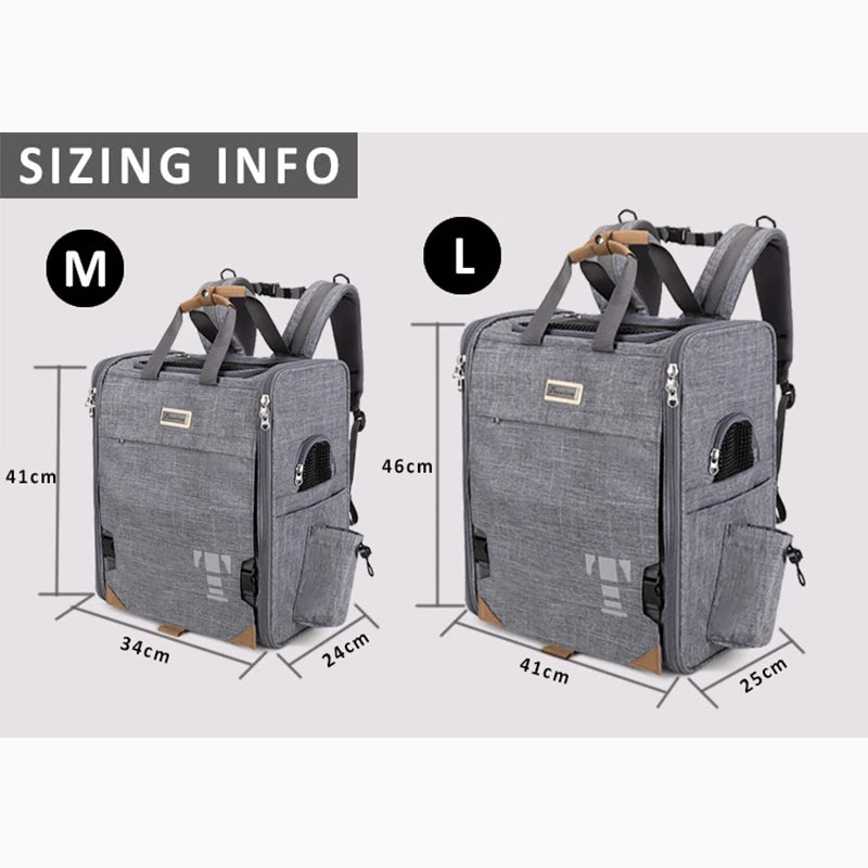 Breathable Nylon Pet Travel Carrier Bag | Outdoor Dog & Cat Carrier