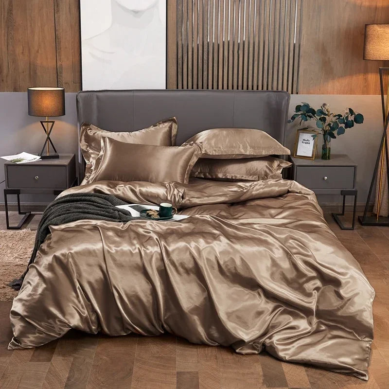 Luxury Solid Color Bedding Set