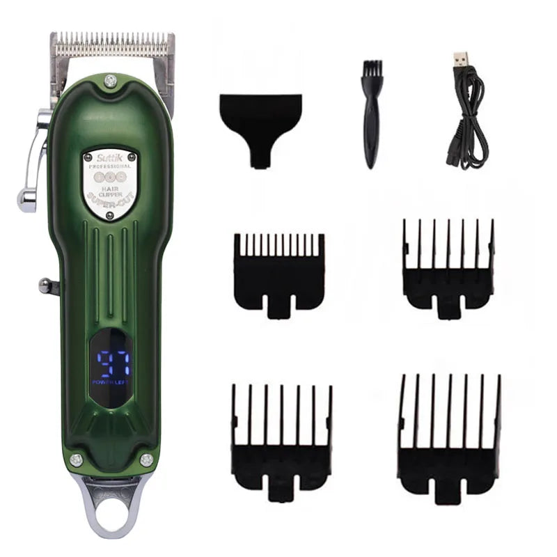Professional Rechargeable Dog Hair Clipper | Low Noise Pet Trimmer & Shaver