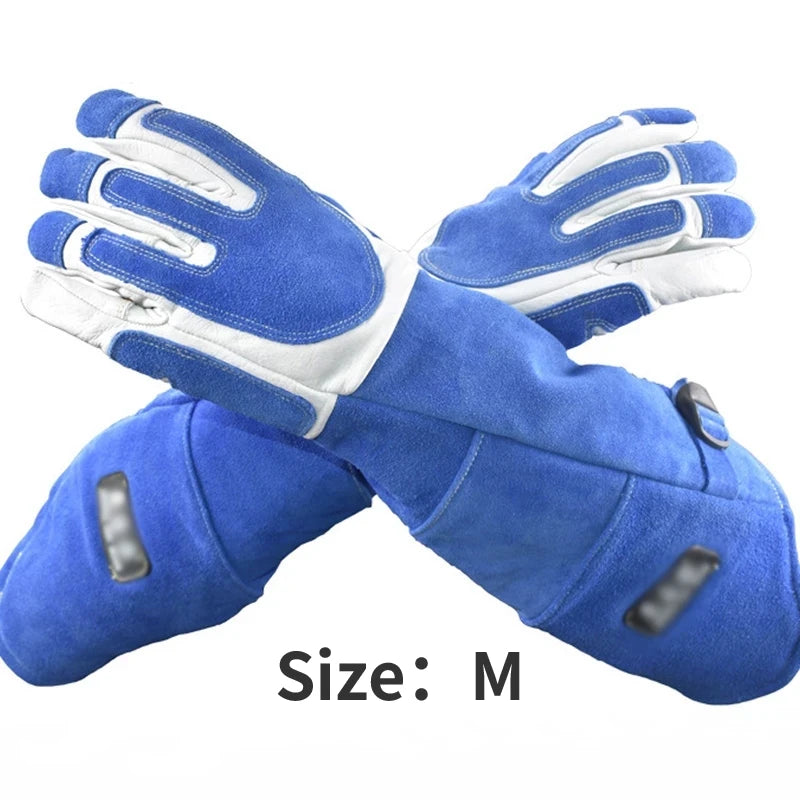 Anti-Bite Pet Protection Gloves | Thickened Leather Training Gloves for Dogs & Cats