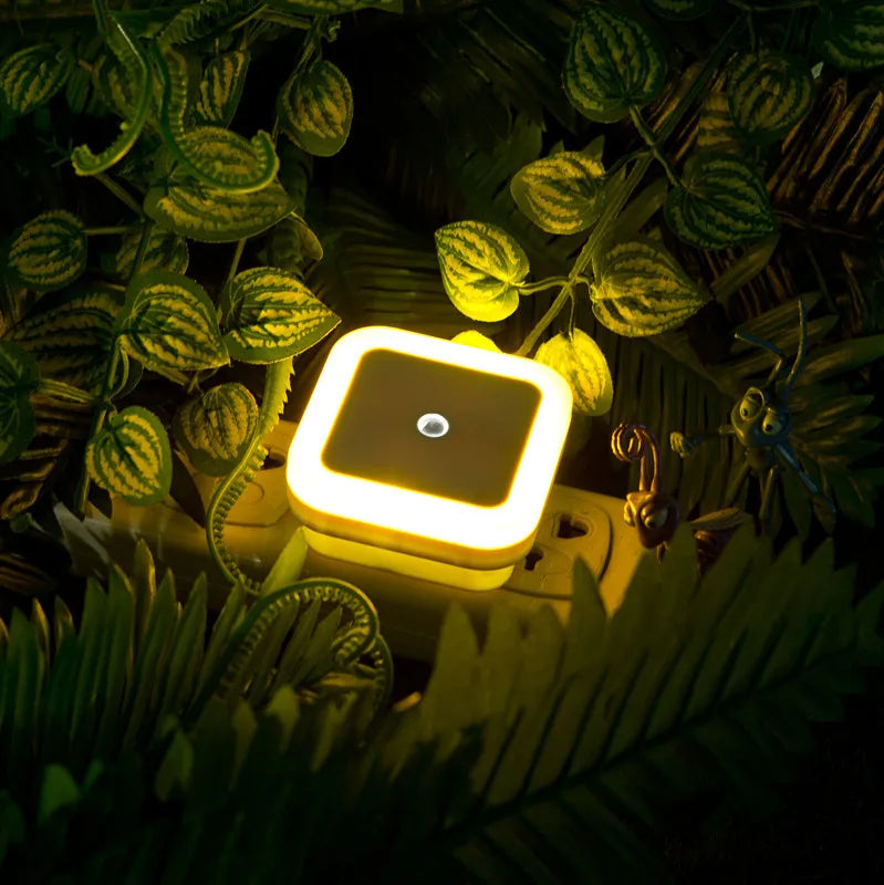 Wireless LED Night Light Sensor | Mini Plug-In Room Decoration Light