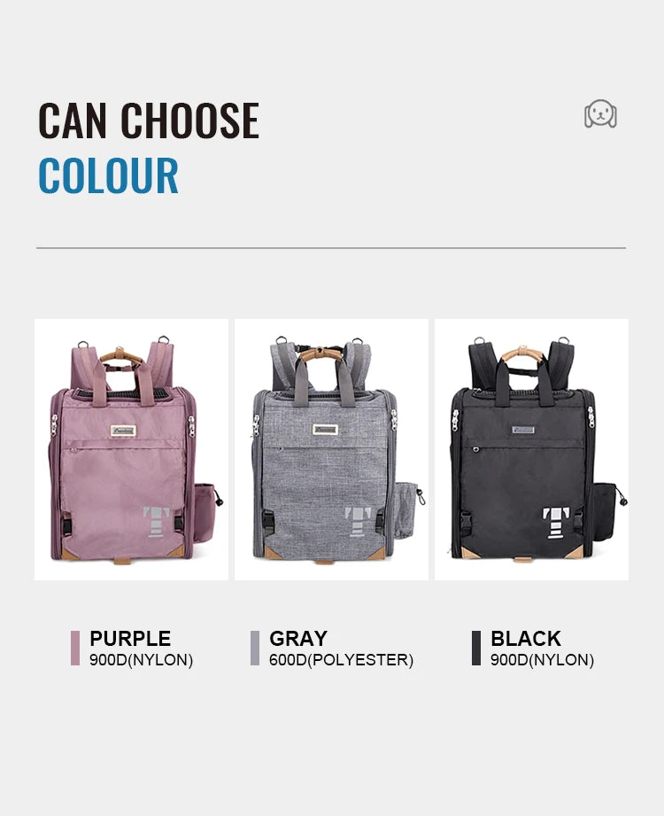 Breathable Nylon Pet Travel Carrier Bag | Outdoor Dog & Cat Carrier