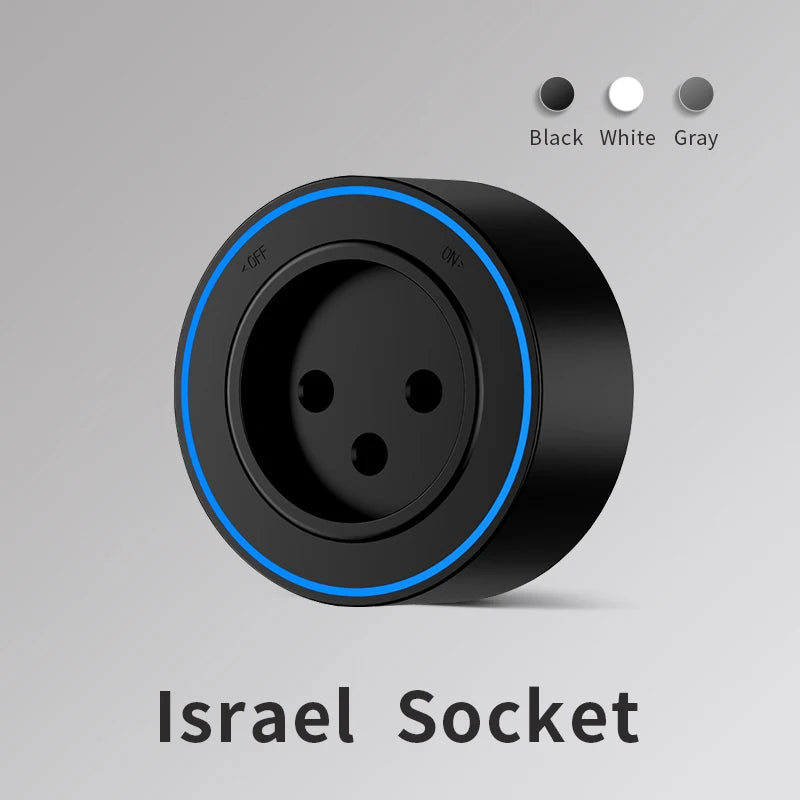 Universal Wall Power Track Socket | Removable USB Adapter Plug US EU UK FR
