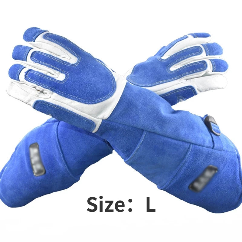 Anti-Bite Pet Protection Gloves | Thickened Leather Training Gloves for Dogs & Cats