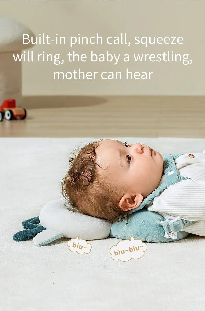 Baby Head Protection Headrest Cushion | Newborn Safety Pillow for Kids Bedding