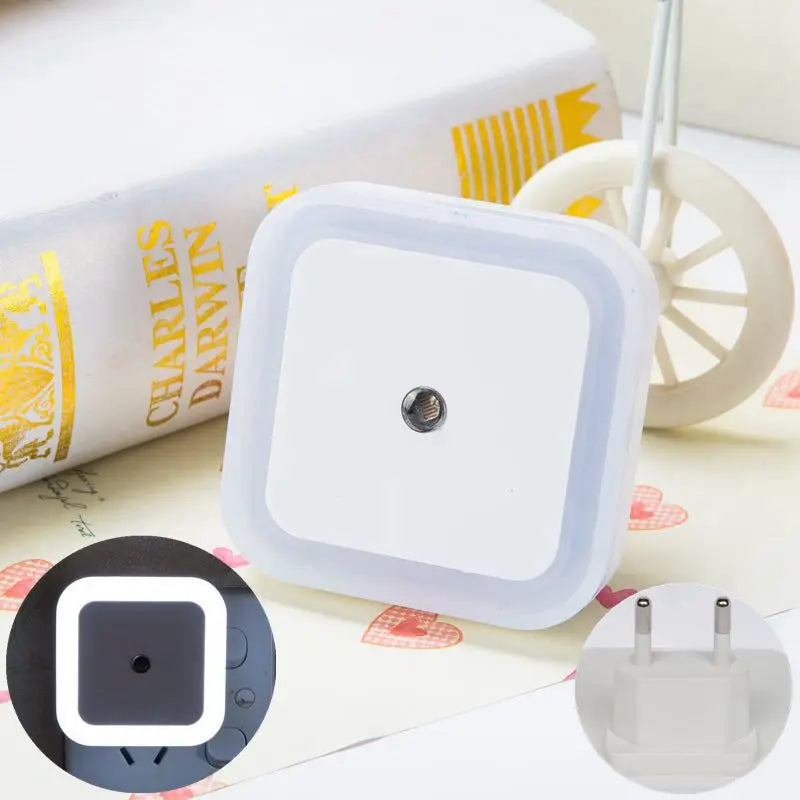 Wireless LED Night Light Sensor | Mini Plug-In Room Decoration Light