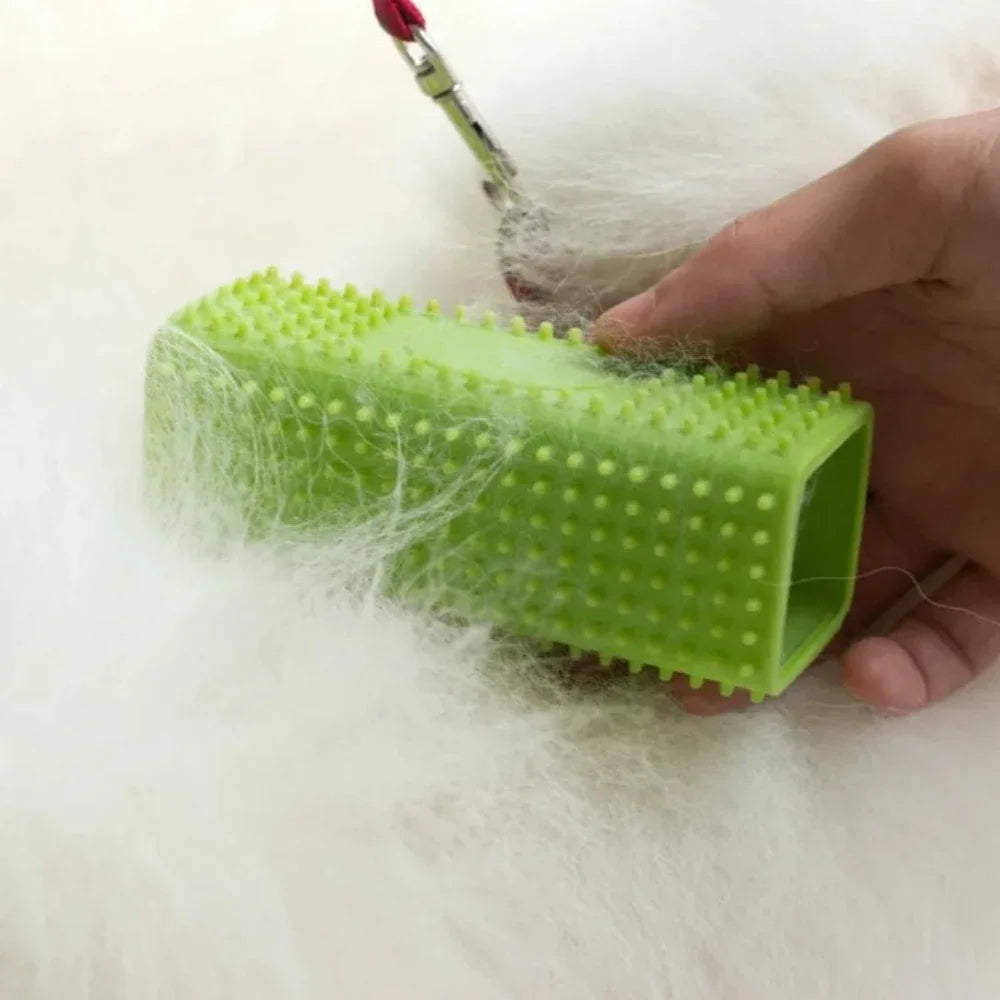 Silicone Dog Hair Remover Brush | For Car, Furniture & Carpet
