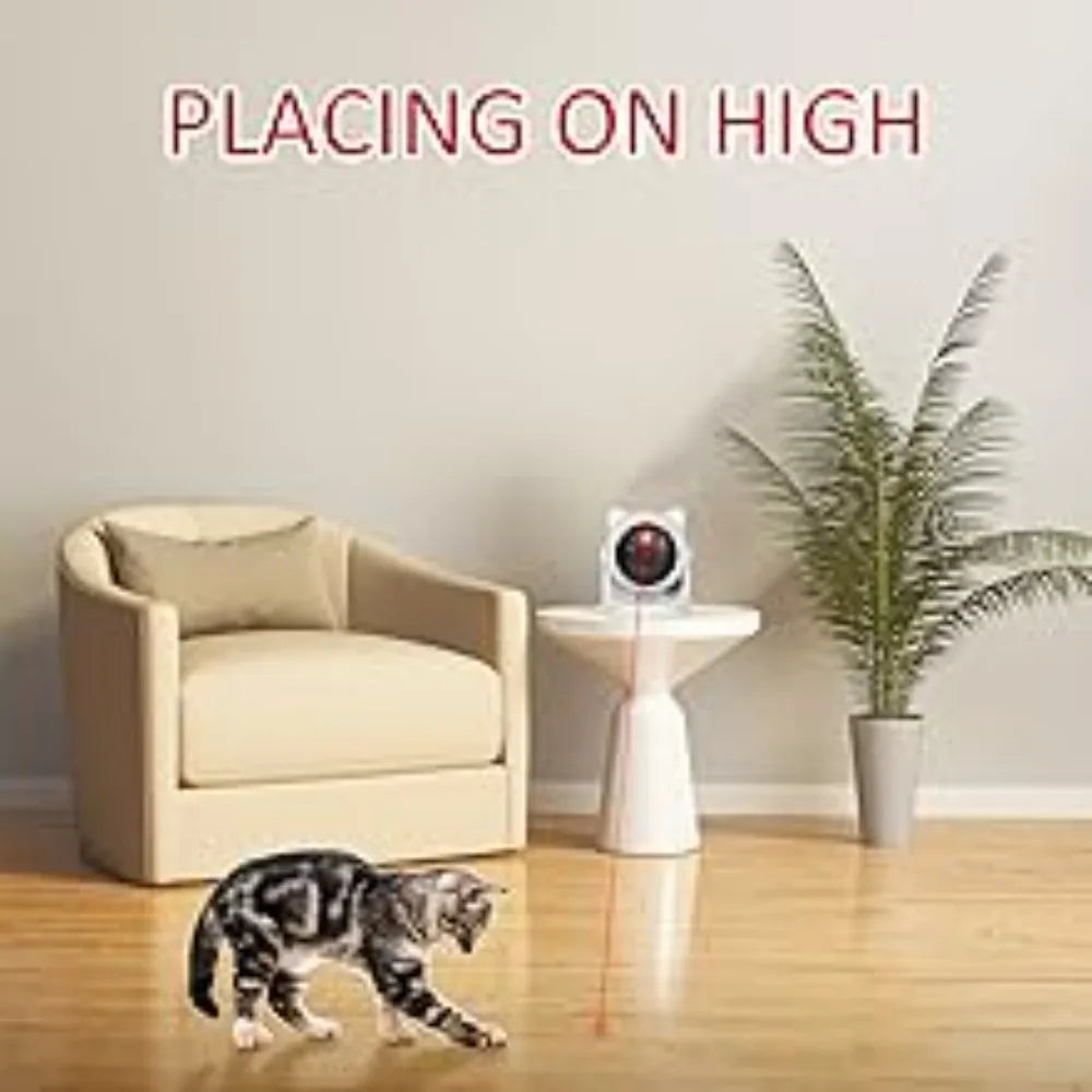 Automatic Cat Laser Toy | Motion Sensor Multi-Angle Rechargeable Interactive Toy