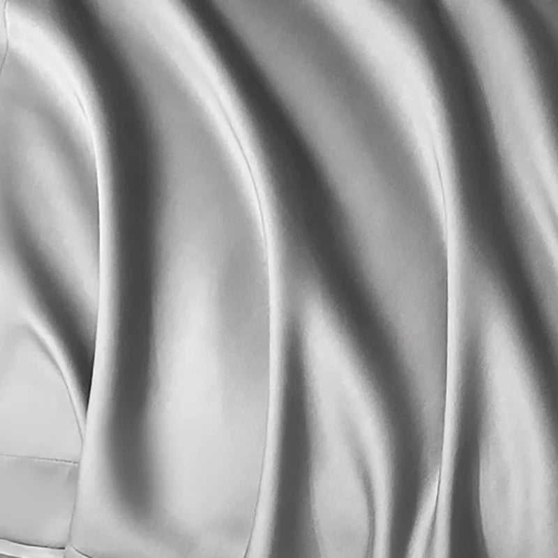 Natural Mulberry Silk Fitted Sheet | Luxury Mattress Cover King Queen Custom Size