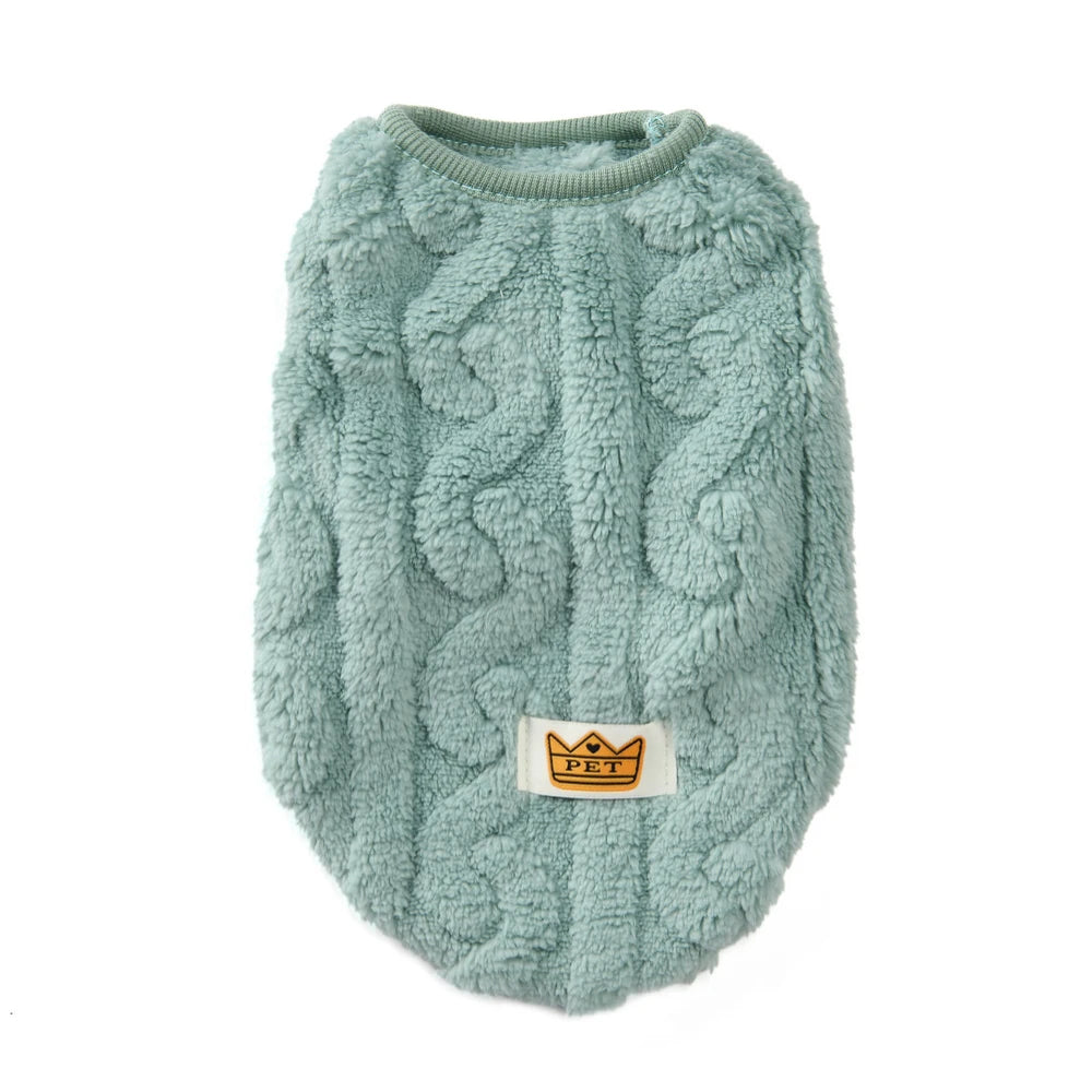 Soft Fleece Dog Sweater Vest | Warm Autumn Winter Apparel for Small Dogs
