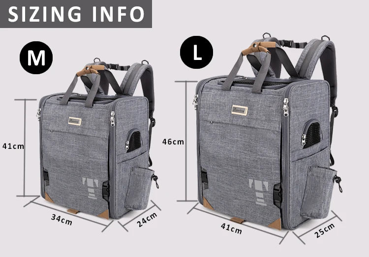 Breathable Nylon Pet Travel Carrier Bag | Outdoor Dog & Cat Carrier