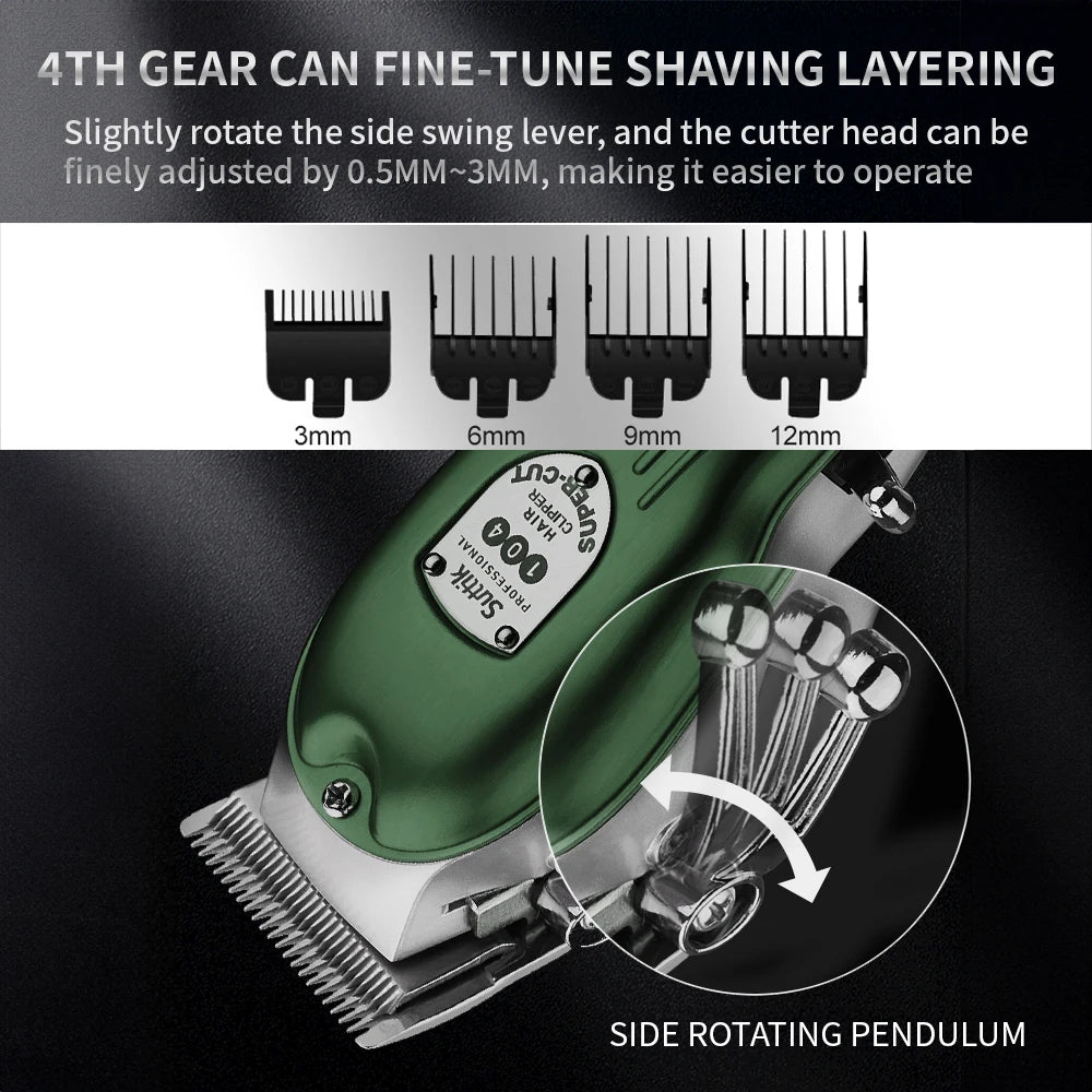 Professional Rechargeable Dog Hair Clipper | Low Noise Pet Trimmer & Shaver