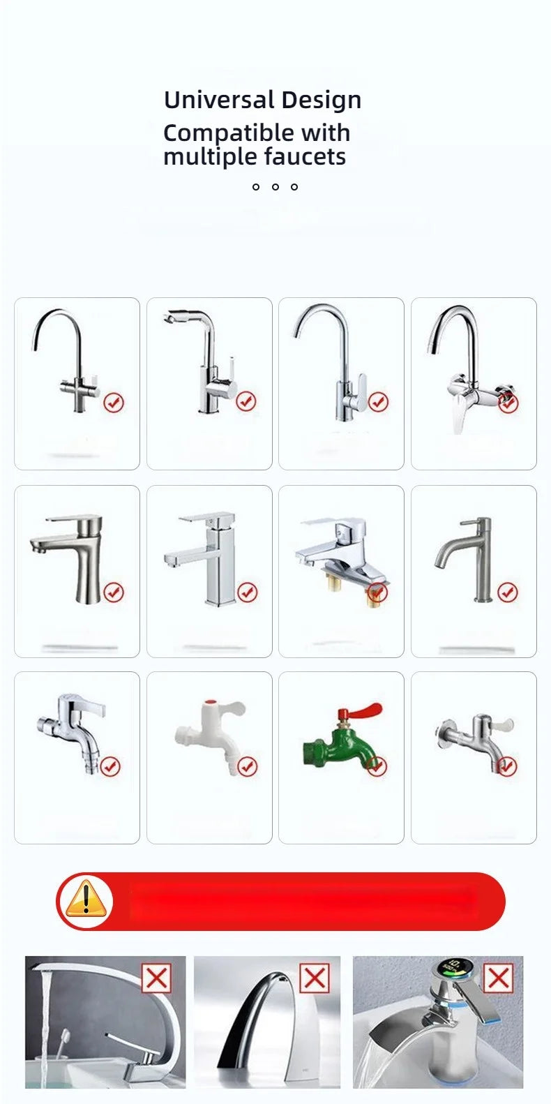 Stainless Steel Kitchen Faucet Water Purifier | Tap Filter for Household Drinking