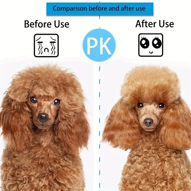 Self-Cleaning Pet Slicker Brush | Hair Removal Comb for Dogs