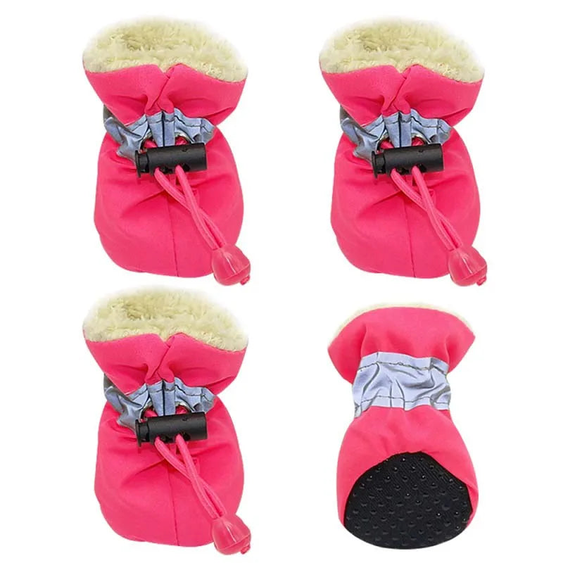 Antiskid Waterproof Dog Shoes | Soft Sole Winter Paw Protection