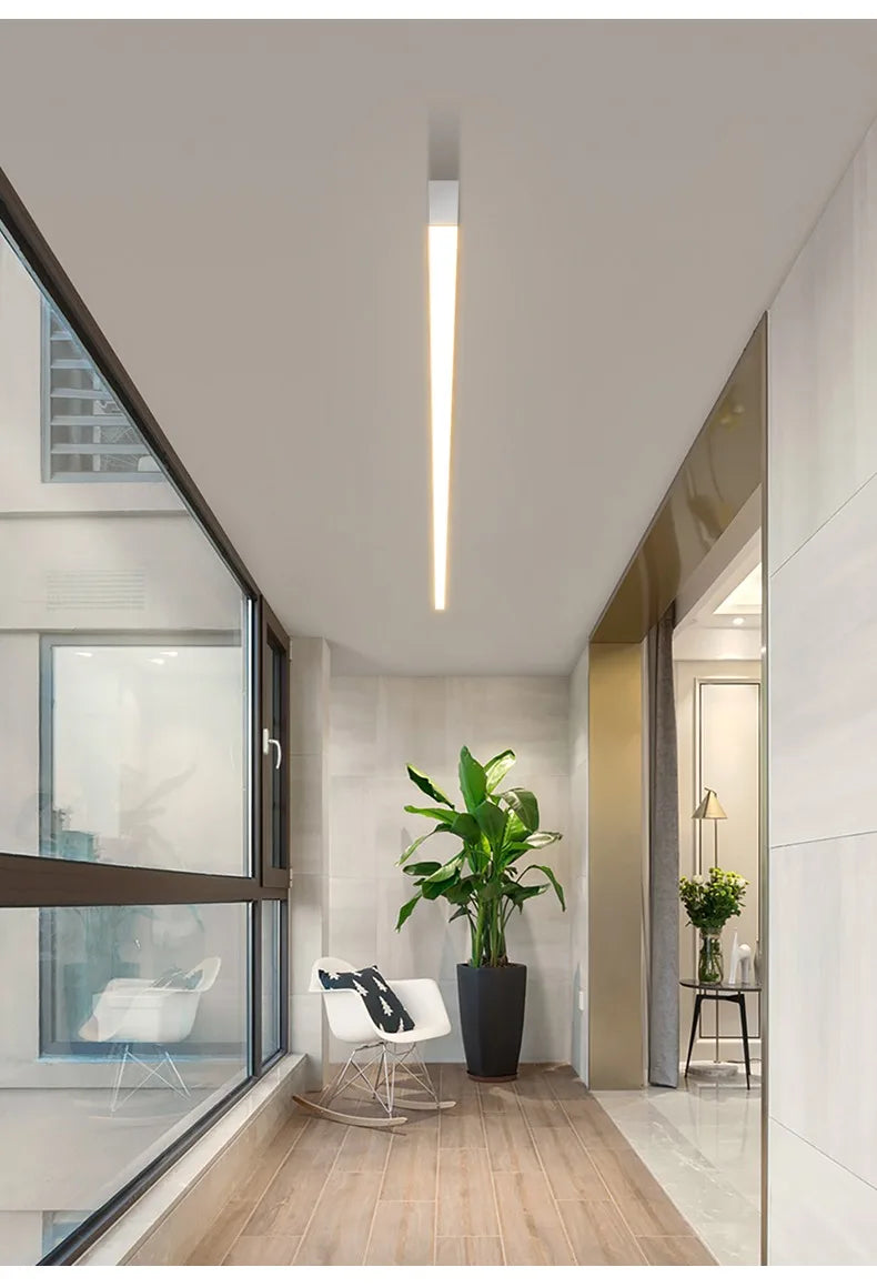 Nordic Modern LED Ceiling Strip Light | Kitchen & Bedroom – Salexe