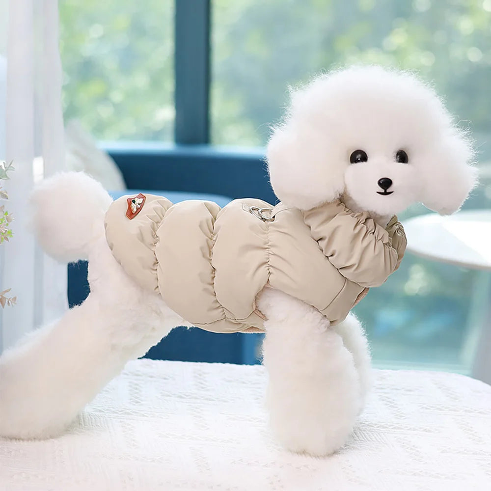 Soft Padded Dog Vest Jacket | Warm Winter Coat for Small & Medium Dogs