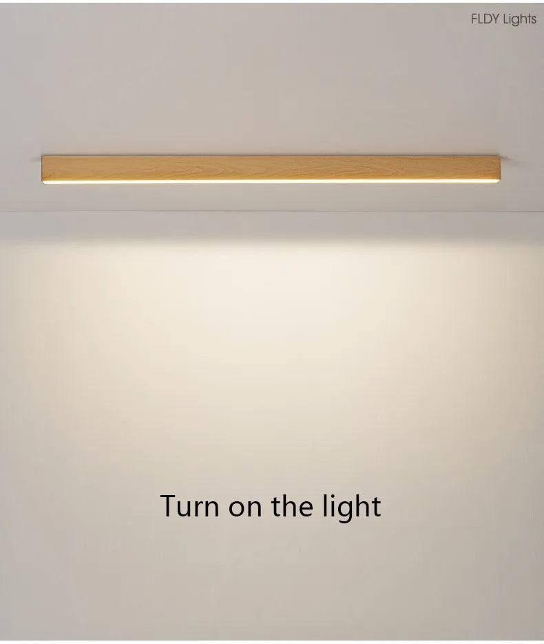 Nordic Modern LED Ceiling Strip Light | Kitchen & Bedroom – Salexe