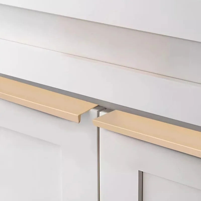 Aluminum Alloy Hidden Cabinet Pulls & Drawer Knobs | Kitchen Cupboard Door Handles