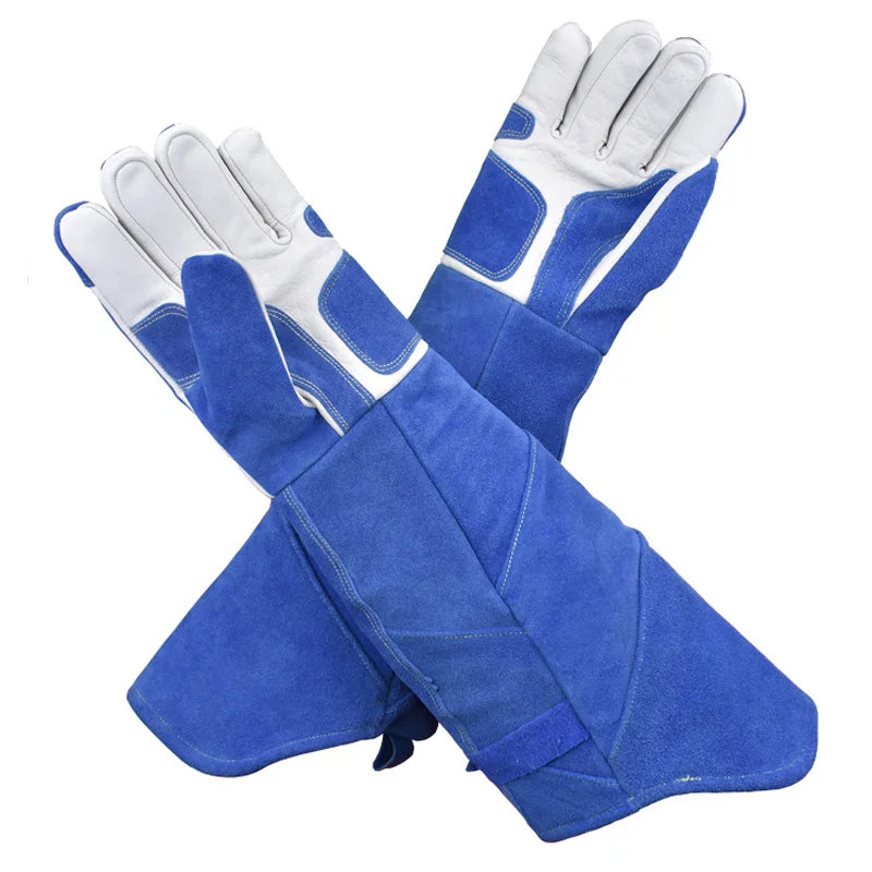 Anti-Bite Pet Protection Gloves | Thickened Leather Training Gloves for Dogs & Cats
