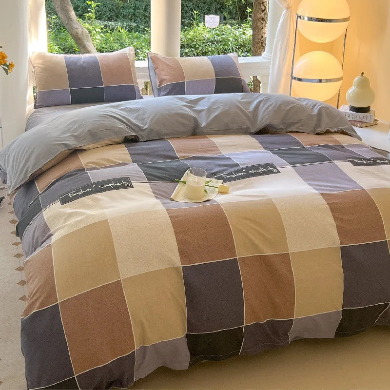 Kawaii Bear Floral Bedding Set | Duvet Cover, Pillowcase & Sheet Full Queen King