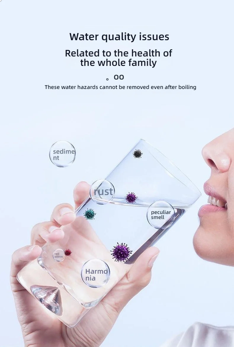 Stainless Steel Kitchen Faucet Water Purifier | Tap Filter for Household Drinking