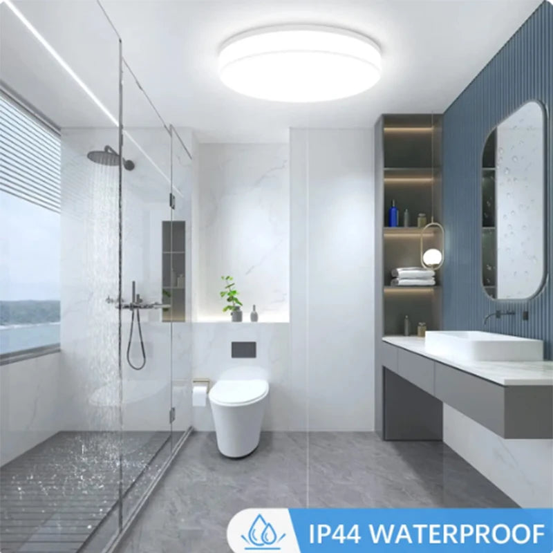 Ultra-Thin Round LED Ceiling Lamp | Modern Home Bedroom Light Fixture