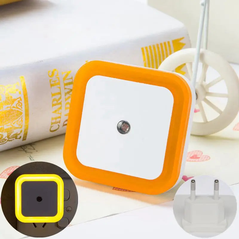 Wireless LED Night Light Sensor | Mini Plug-In Room Decoration Light