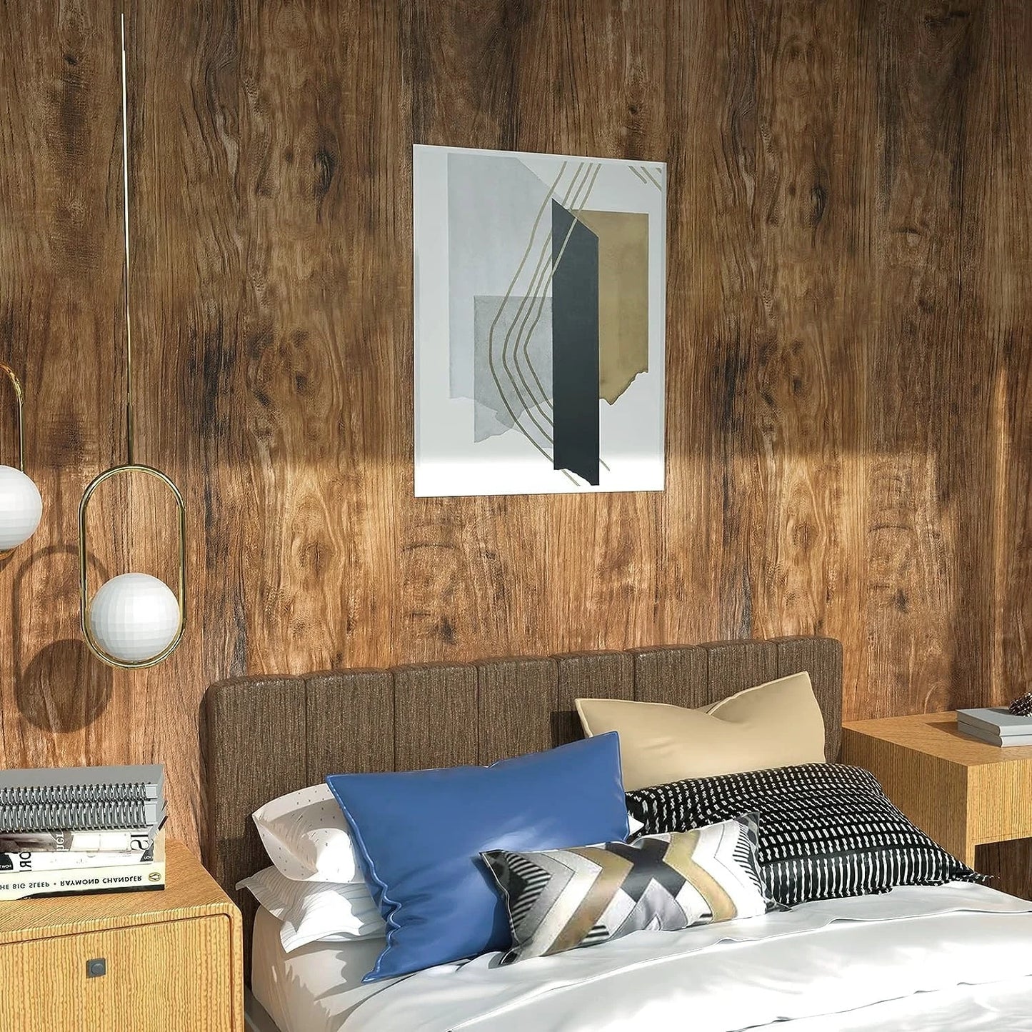 PVC Self-Adhesive Waterproof Wallpaper Roll | Wood Grain Vinyl Sticker for Home Decor