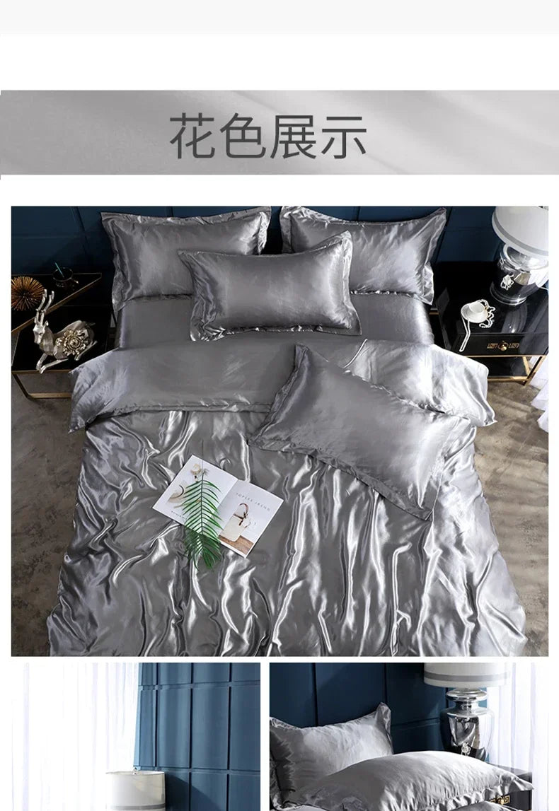 Luxury Solid Color Bedding Set
