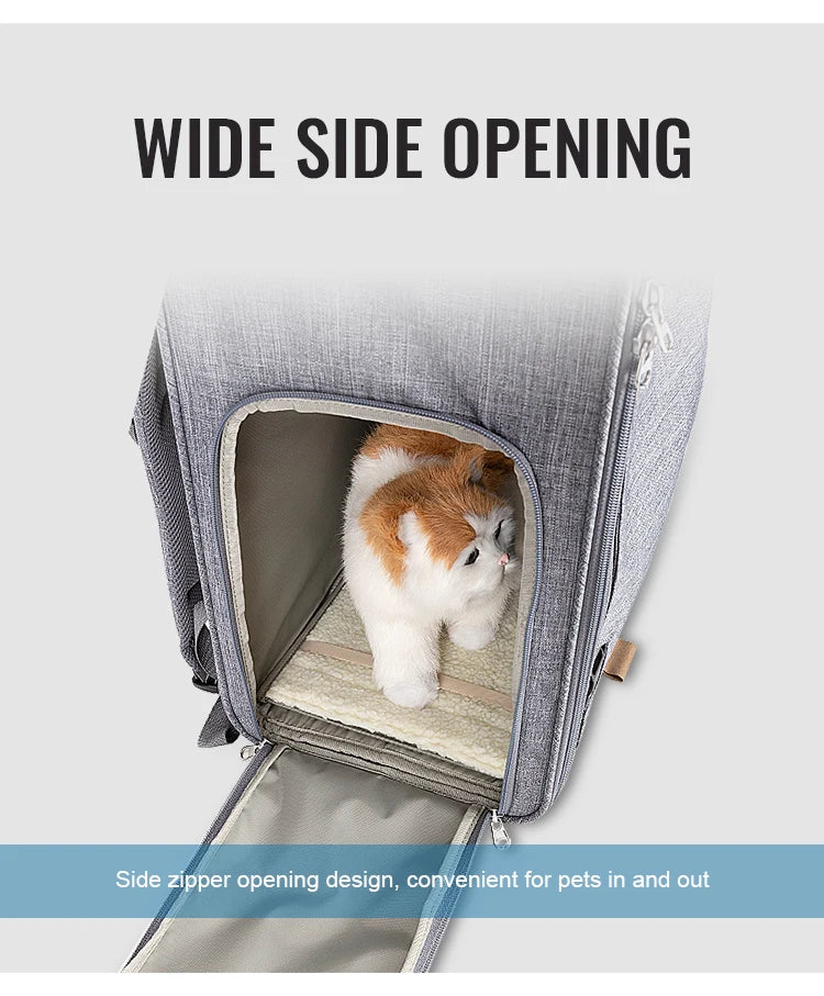Breathable Nylon Pet Travel Carrier Bag | Outdoor Dog & Cat Carrier