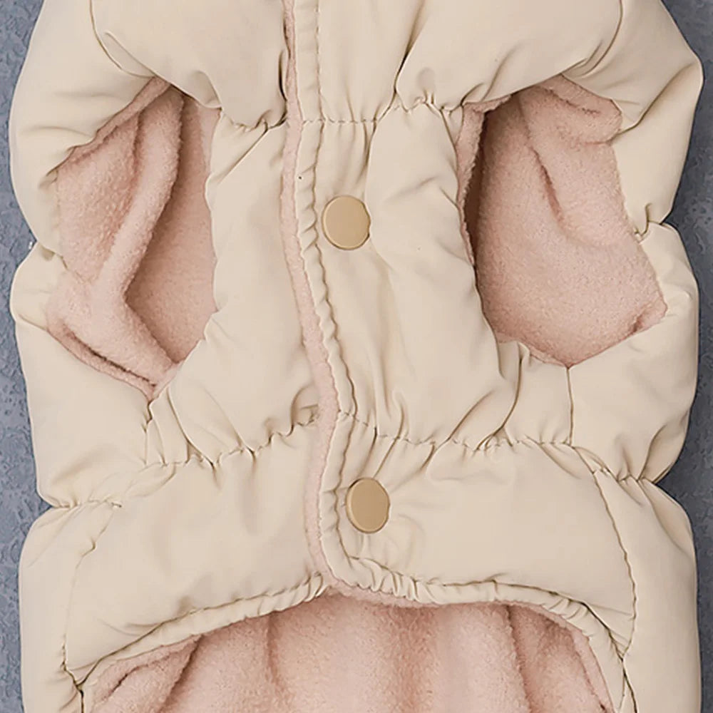 Soft Padded Dog Vest Jacket | Warm Winter Coat for Small & Medium Dogs