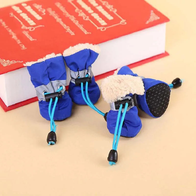 Antiskid Waterproof Dog Shoes | Soft Sole Winter Paw Protection