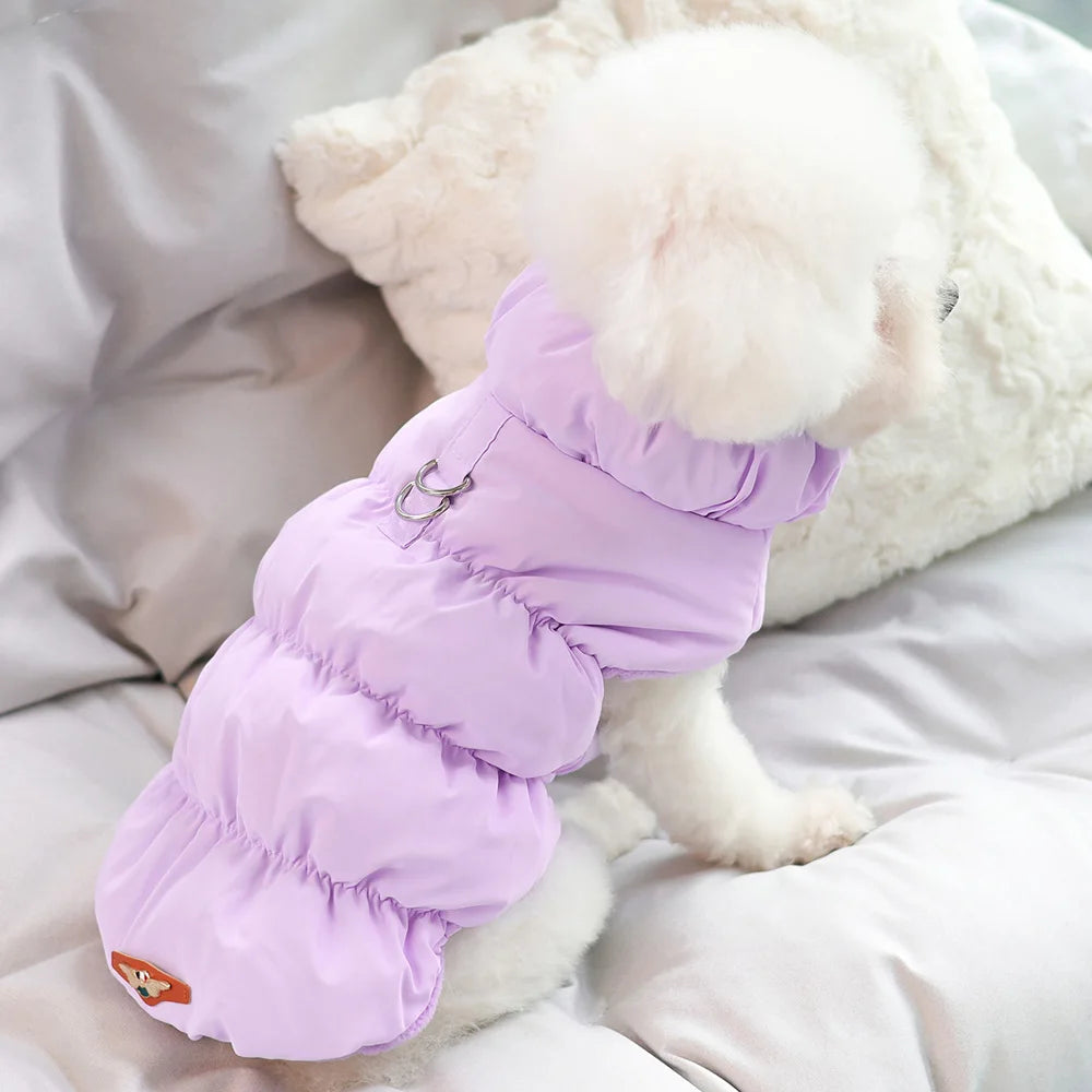 Soft Padded Dog Vest Jacket | Warm Winter Coat for Small & Medium Dogs