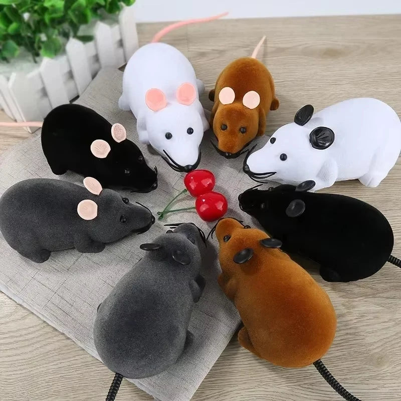 Remote Control Electronic Rat Cat Toy | Wireless Mechanical Motion Kitten Toy