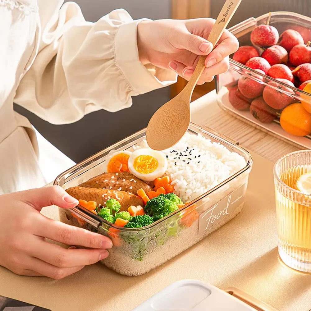 Vacuum Sealed Food Storage Container | Drainable Grain Tank Kitchen Organizer