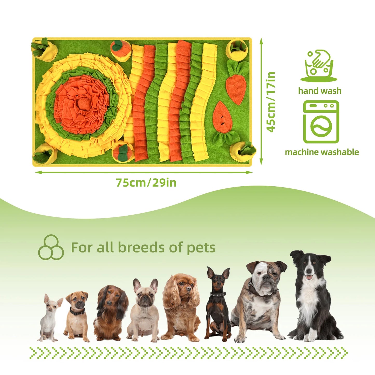 Dog Sniffing Mat & Slow Feeder Blanket | Anti-Boredom Training Toy