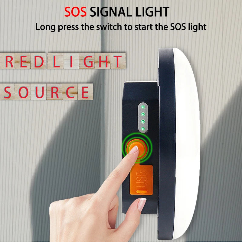 Rechargeable Portable Camping Lantern | Emergency LED Tent Light & Flashlight