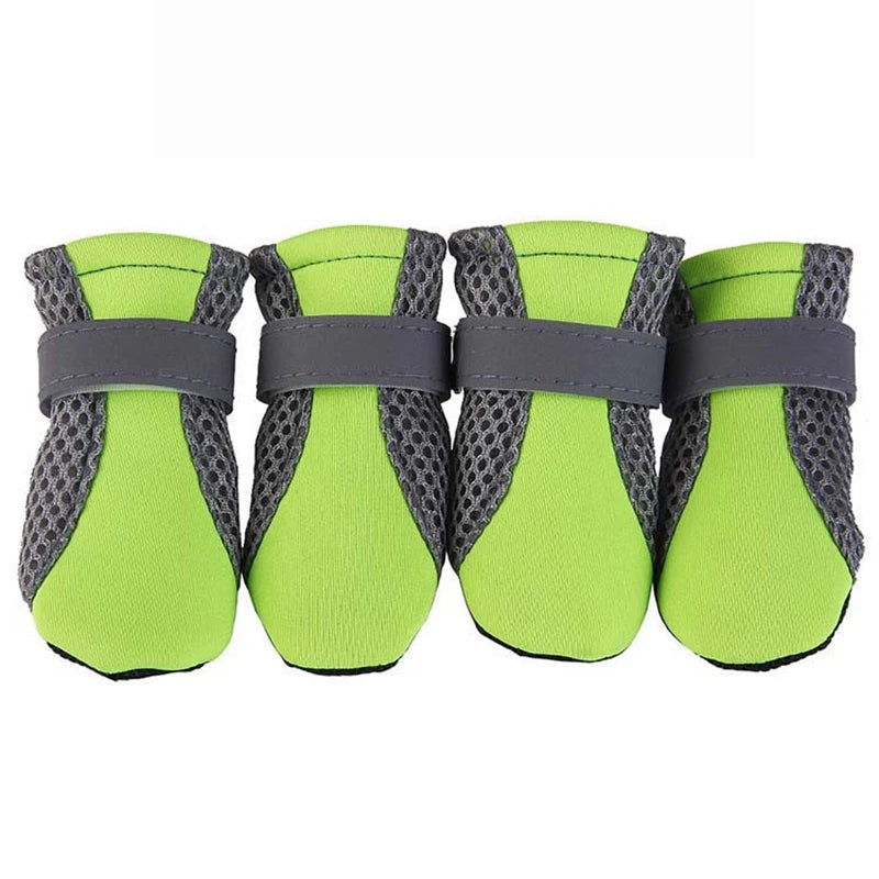 Breathable Waterproof Dog Shoes | Reflective Outdoor Boots for Small & Medium Dogs