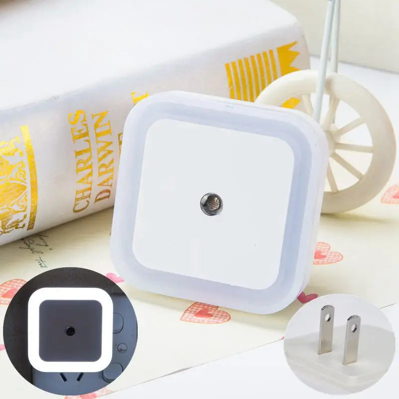 Wireless LED Night Light Sensor | Mini Plug-In Room Decoration Light