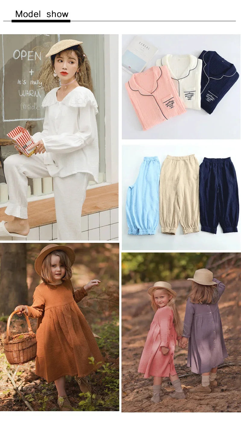 100% Cotton Double Gauze Fabric | DIY Sewing Material for Bedding & Towels