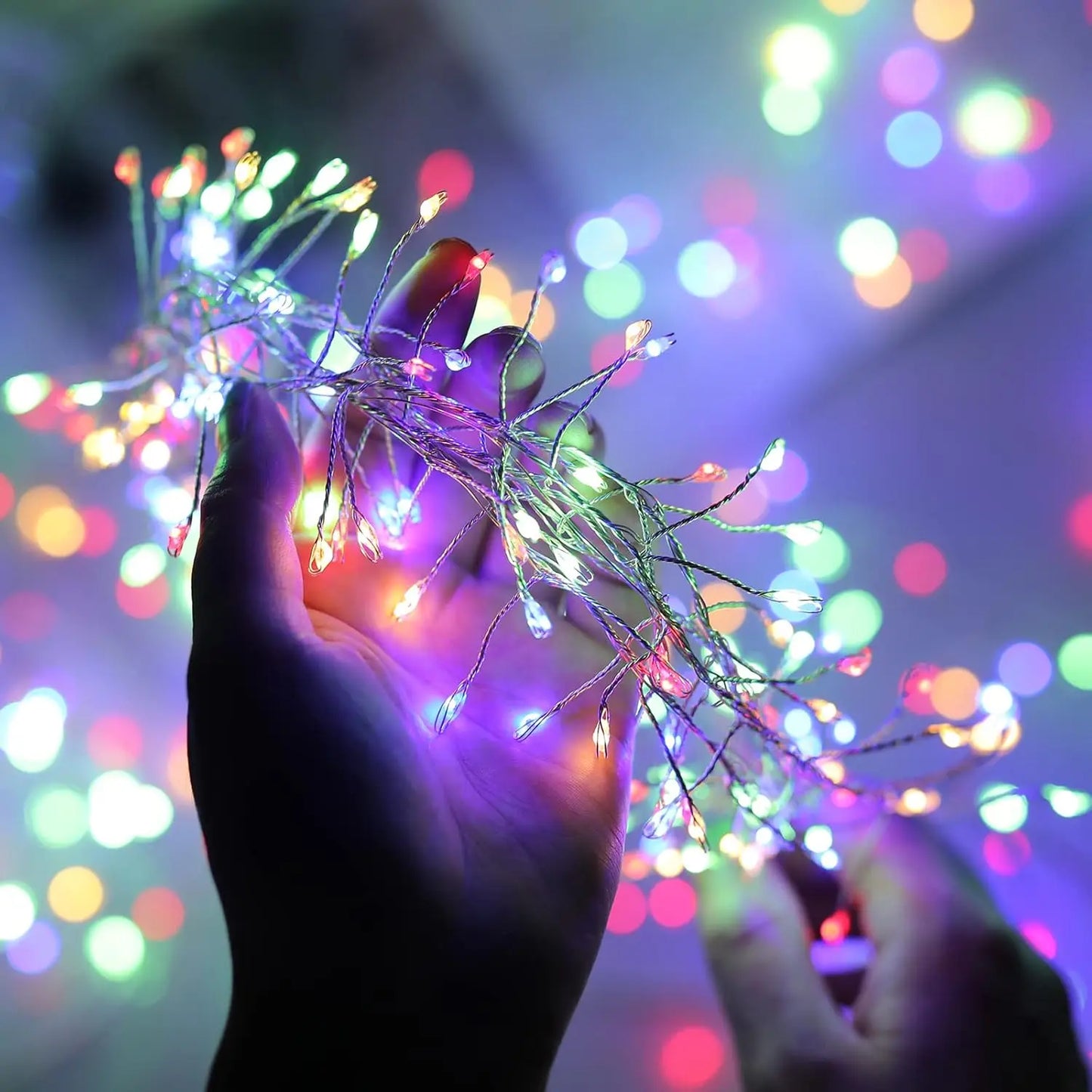 USB LED Firecracker String Fairy Lights | Remote Control Garland for Party & Garden