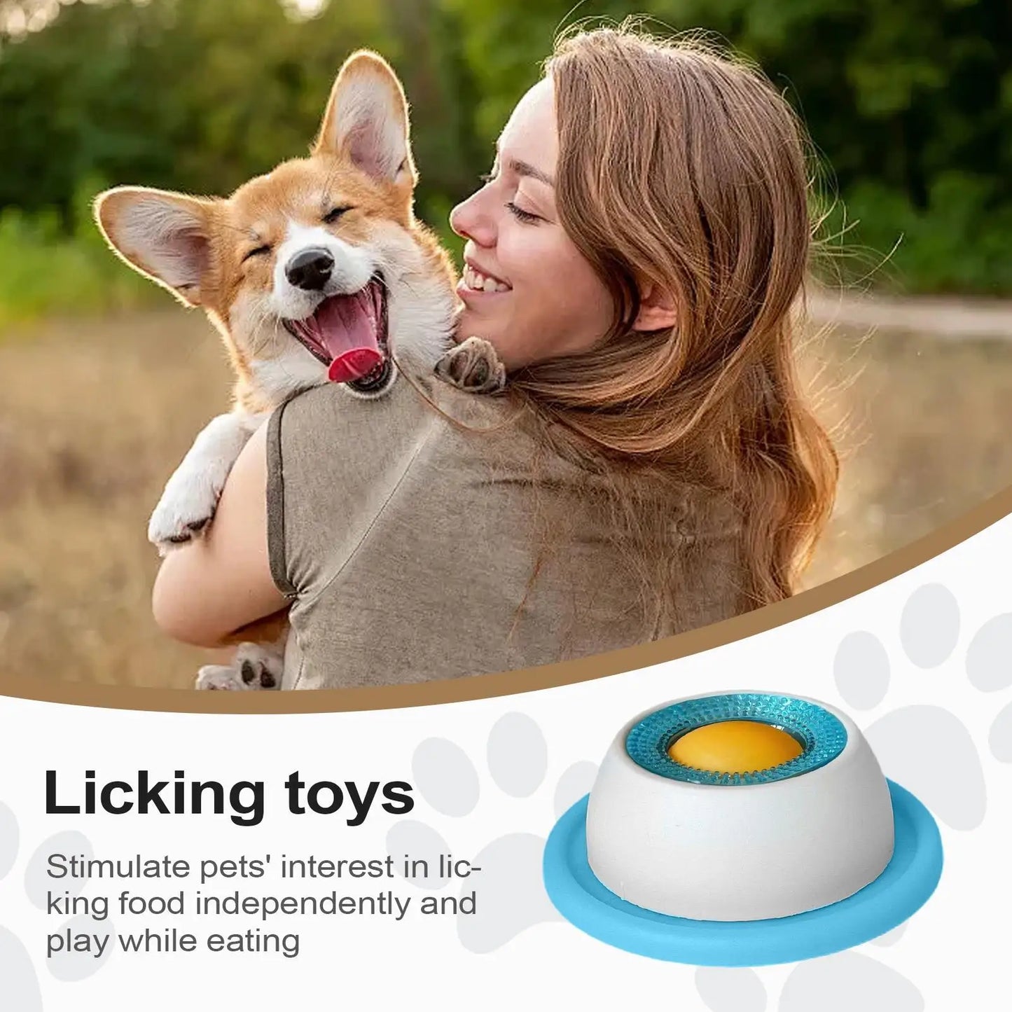 Interactive Dog Lick Toy & Slow Feeder | Puppy Training Enrichment Dispenser