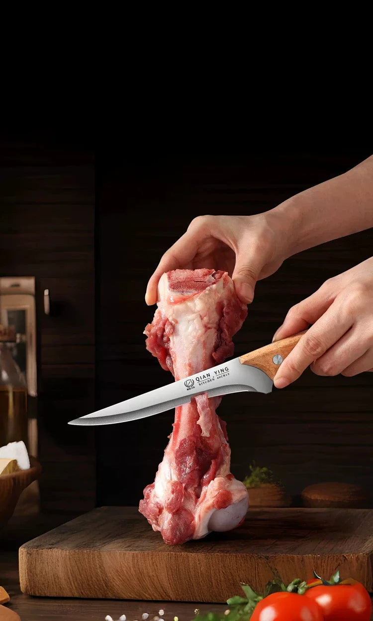 High Hardness Stainless Steel Boning Knife | Sharp Chef Butcher Kitchen Knife