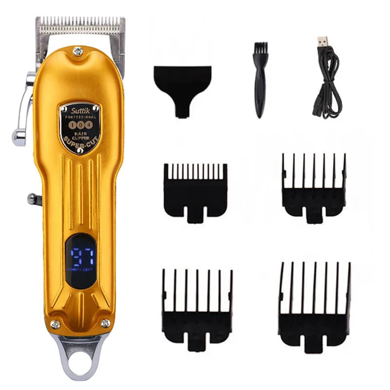 Professional Rechargeable Dog Hair Clipper | Low Noise Pet Trimmer & Shaver