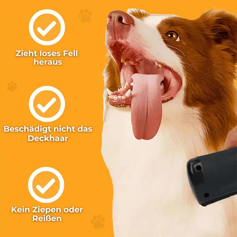 Professional Dog Deshedding Brush | Ergonomic Pet Hair Remover Tool