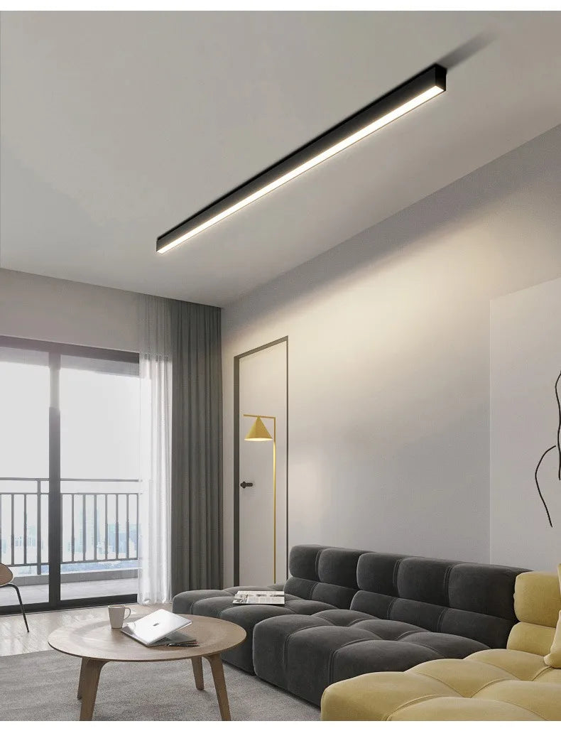 Nordic Modern LED Ceiling Strip Light | Kitchen & Bedroom – Salexe