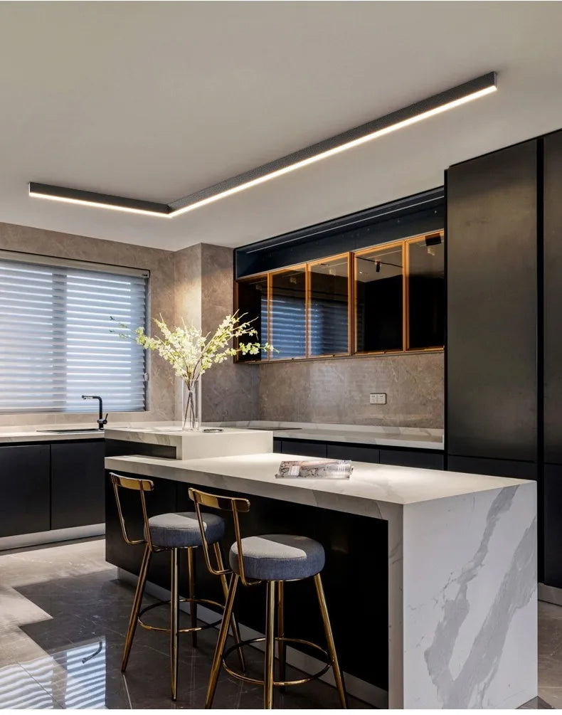 Nordic Modern LED Ceiling Strip Light | Kitchen & Bedroom – Salexe