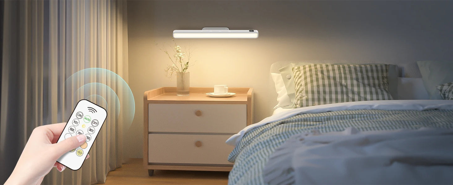 5W Dimmable 3-Color Rechargeable Makeup Night Light | Under Cabinet Closet & Desk Lamp